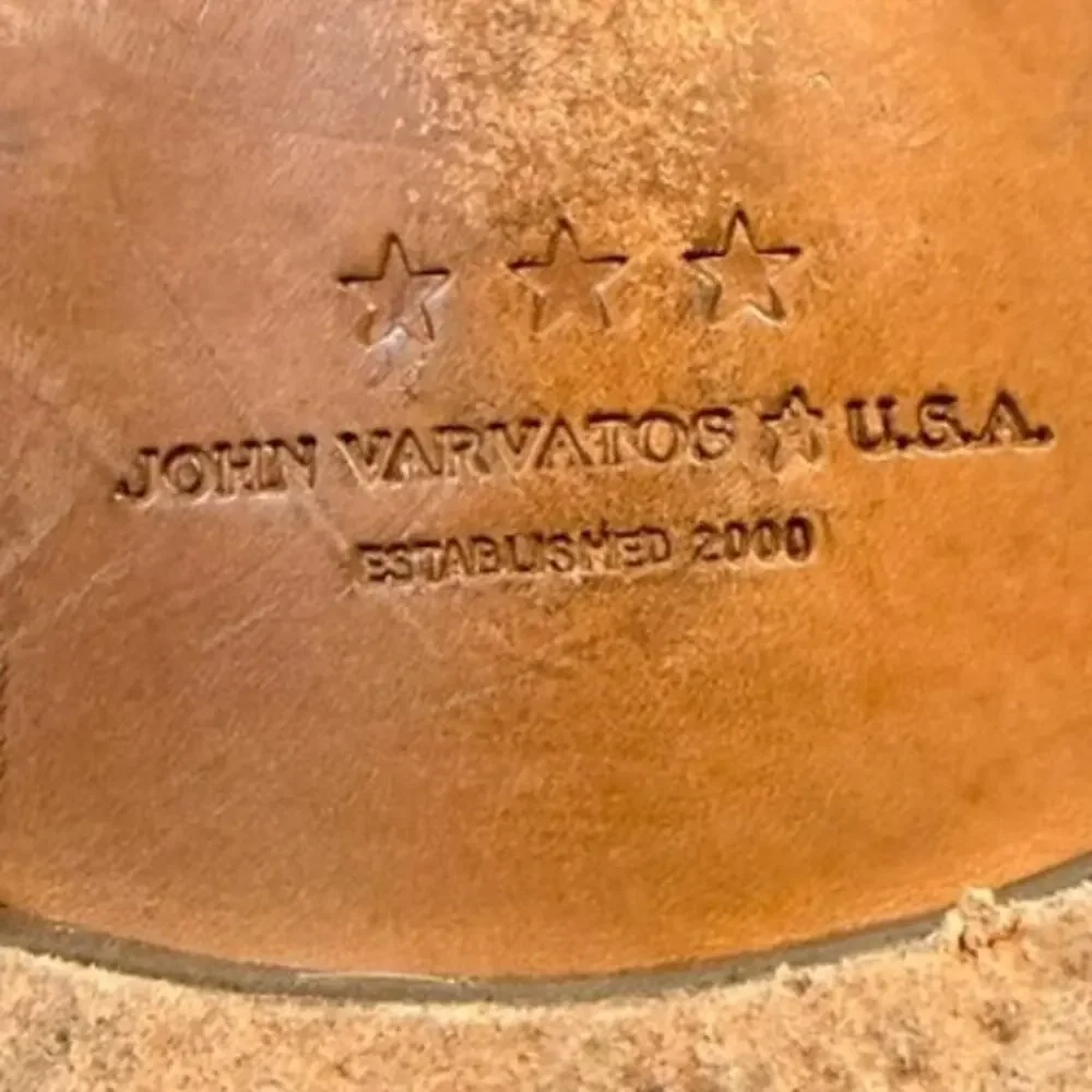 John Varvatos Ludlow Chelsea Boots 10.5 Brown Suede Italy MSRP $798 Leather
